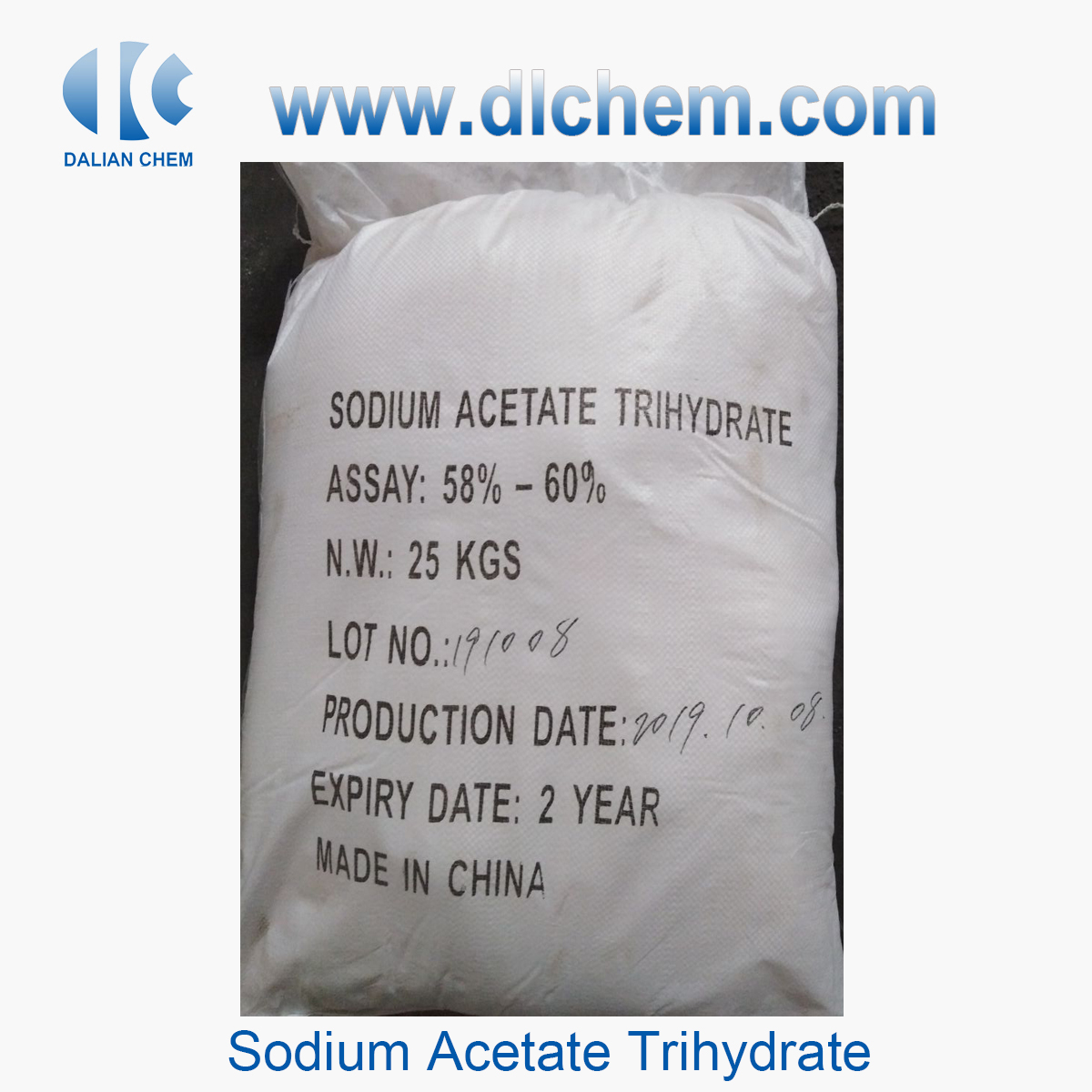 Sodium Acetate Trihydrate CAS No.6131-90-4