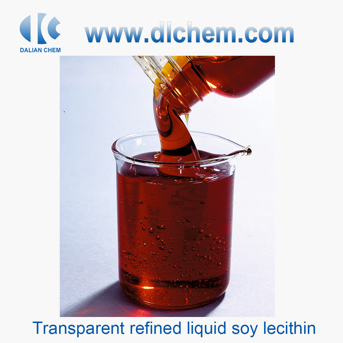 Transparent refined liquid soy lecithin