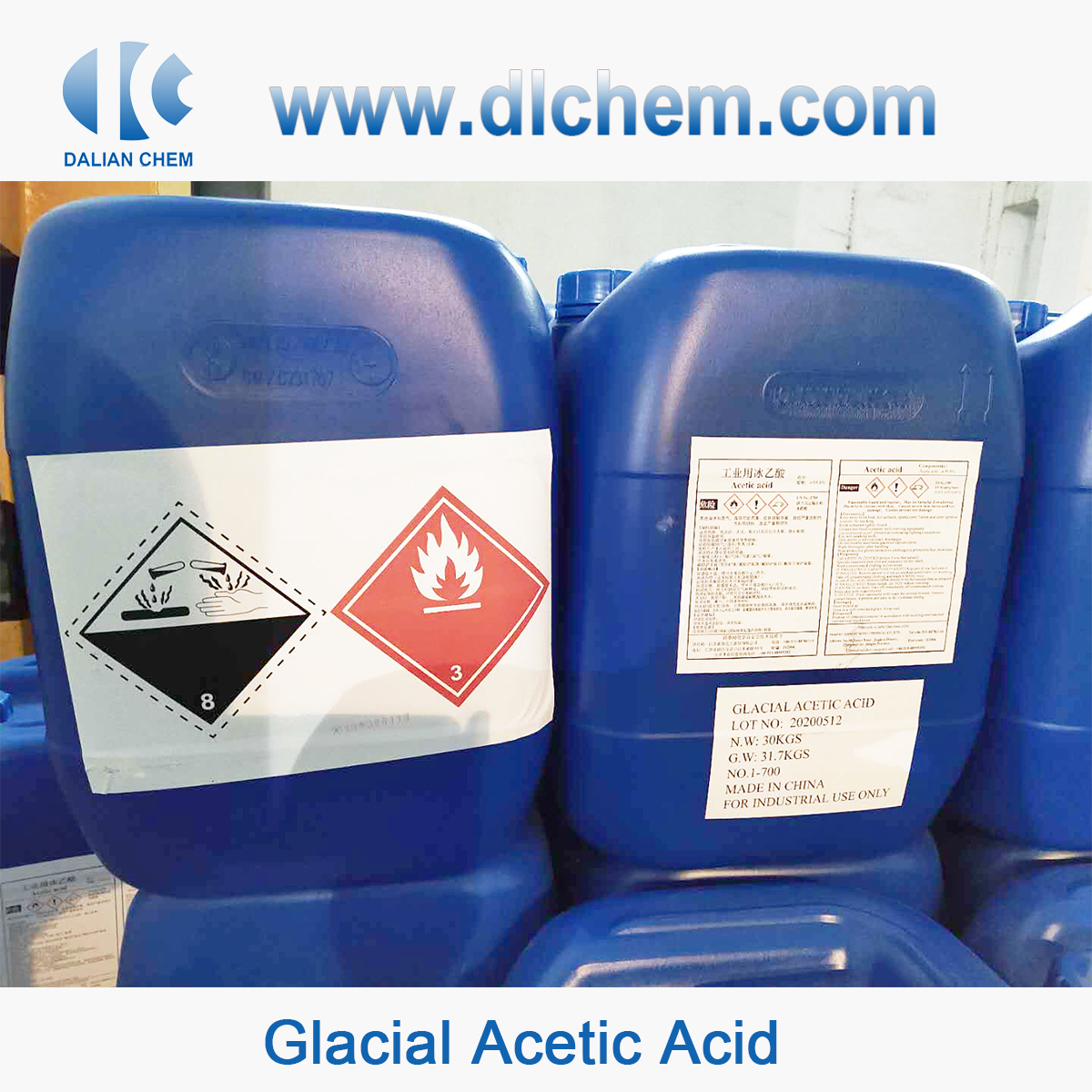 Glacial Acetic Acid CAS No.64-19-7
