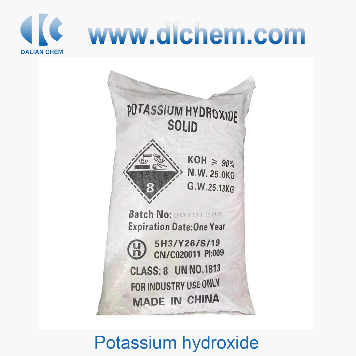 Potassium Hydroxide CAS No. 1310-58-3